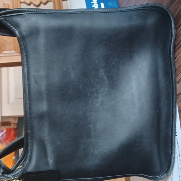 Coach Vintage Legacy Zip Black Handbag Shoulder Crossbody Purse Tote C2P-9966 - Picture 3 of 8